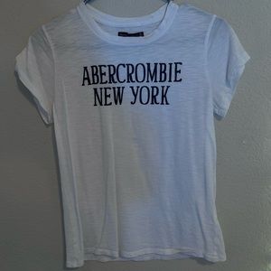 A & F white t shirt size medium $8